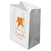 Daylily bruiloft bloem meisje gunst medium geschen medium cadeauzakje (Achterkant Gekanteld)