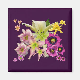Daylily Collage Magneet