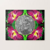 Daylily Flower Lijst Creëer Uw eigen foto Legpuzzel (Horizontaal)