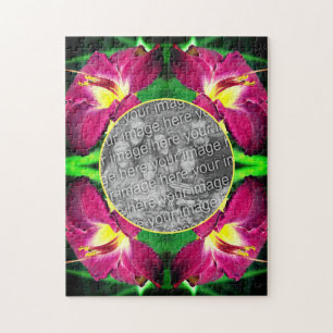 Daylily Flower Lijst Creëer Uw eigen foto Legpuzzel