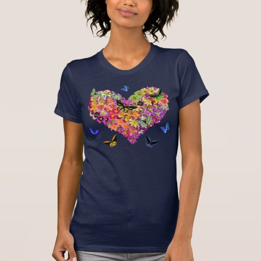 Daylily Heart T-shirt (Voorkant)