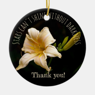 Daylily Keramisch Ornament