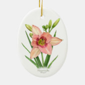 Daylily - Svengali Keramisch Ornament (Achterkant)