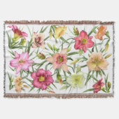 Daylivlies over de hele wereld deken (Voorkant)