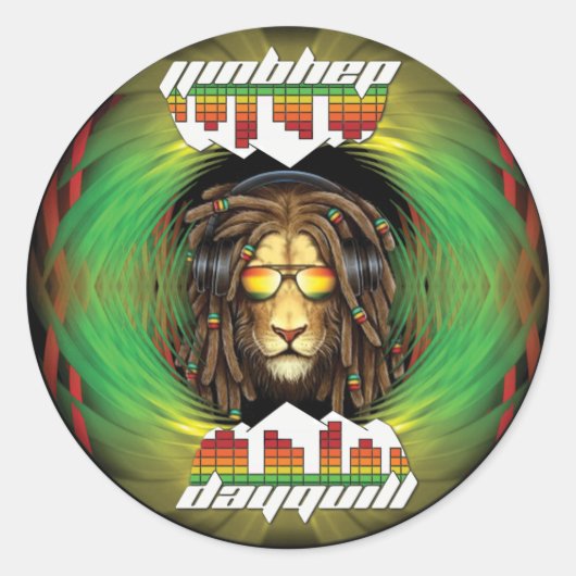 Dayquills Controle Vinyl stickers (Voorkant)