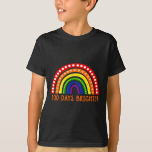 Days Brighter Fun Teacher 100ste schooldag T-shirt
