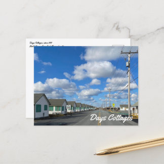 Days Cottages Briefkaart, Shore Road Uitzicht Briefkaart