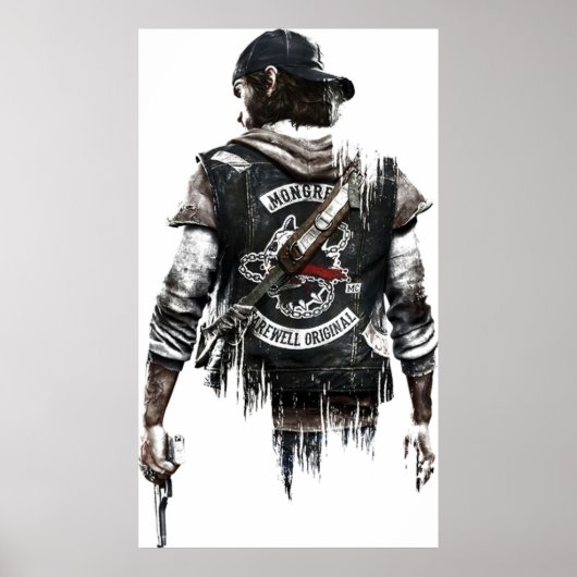 Days Gone Video Game Poster (Voorkant)