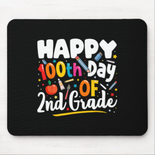 Days of School Teacher Gift 100e dag van de 2e kla Muismat