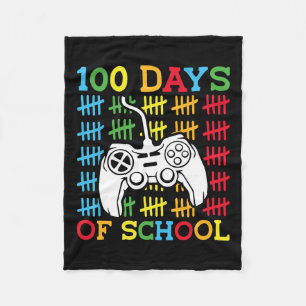 Days of School Videogames Controller Gaming Kinder Fleece Deken