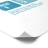 Days of the Week (Detailed) Poster (Coin)