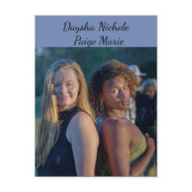 Daysha Nichole en Paige Marie, briefkaart