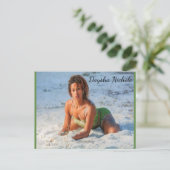 Daysha Nichole McGinnis, plage, Carte postale (Debout devant)