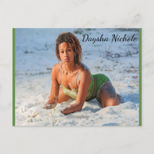 Daysha Nichole McGinnis, plage, Carte postale