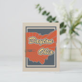 Dayton, Briefkaart Ohio - Briefkaart voor reizen (Staand voorkant)
