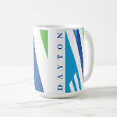 Dayton Flag Café Mug (Devant droit)