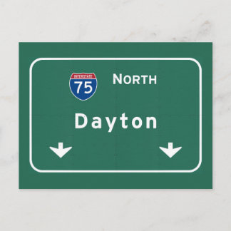 Dayton Ohio oh Interstate Highway Freeway : Briefkaart