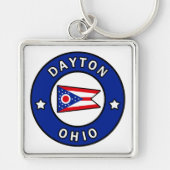 Dayton Ohio Sleutelhanger (Voorkant)