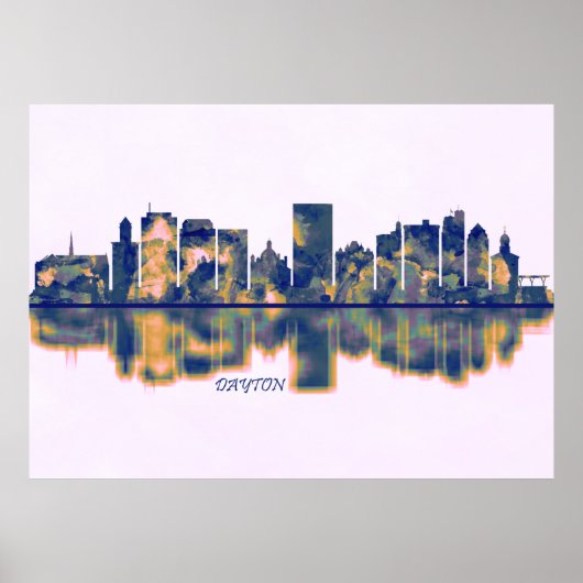 Dayton Skyline Poster (Voorkant)