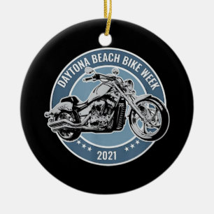Daytona Beach Bike Week 2021 Keramisch Ornament