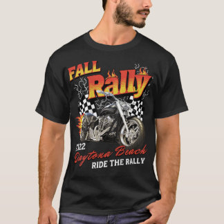 DAYTONA BEACH BIKE WEEK HERFST RALLY MET ART OP BA T-SHIRT