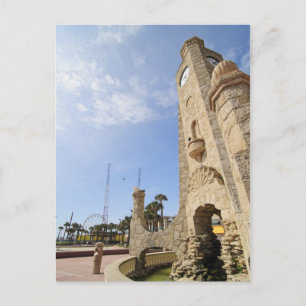 Daytona Beach Boardwalk Horloge Tower Carte postal