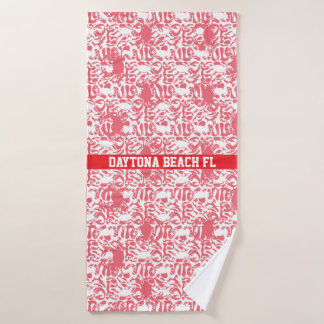 Daytona Beach FL Aangepast Badhanddoek
