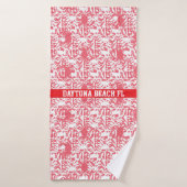 Daytona Beach FL Custom (Serviette de bain)