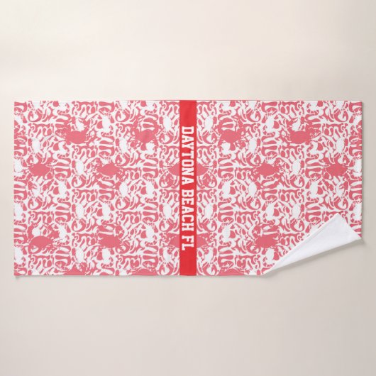 Daytona Beach FL Custom (Serviette de bain)