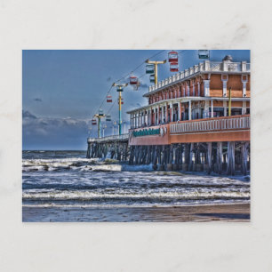 Daytona Beach FL Pier Briefkaart