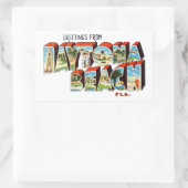 Daytona Beach FL Rechthoekige Sticker (Tas)
