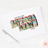 Daytona Beach FL Rechthoekige Sticker (Envelop)