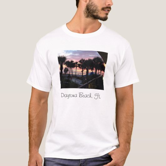 Daytona Beach, FL Sunrise T-shirt (Voorkant)