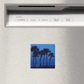 Daytona Beach FL Tropical Palm Tree Moon Magnets (In Situ (Lave-vaisselle))