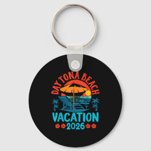Daytona Beach Florida 2026 Familievakantie Zomer Sleutelhanger