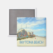 Daytona Beach Florida beach foto Magneet (Voorkant / Achterkant)