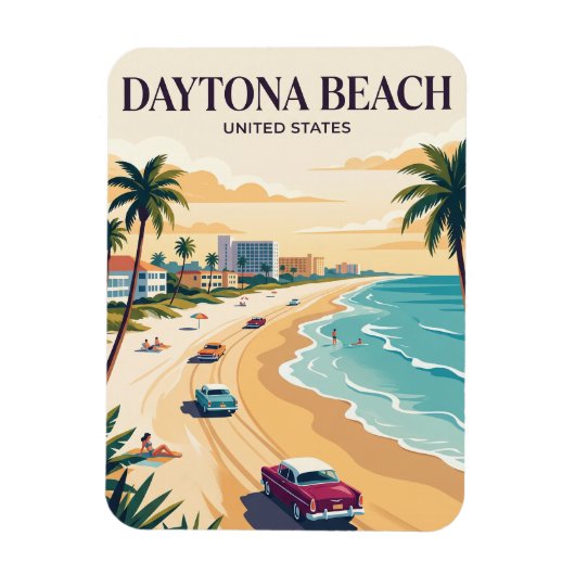 Daytona Beach Florida Magneet (Verticaal)
