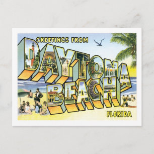 Daytona Beach Florida Reis VS City Briefkaart