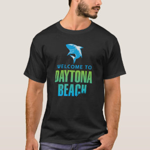 Daytona Beach Florida Shark Bite Design T-shirt