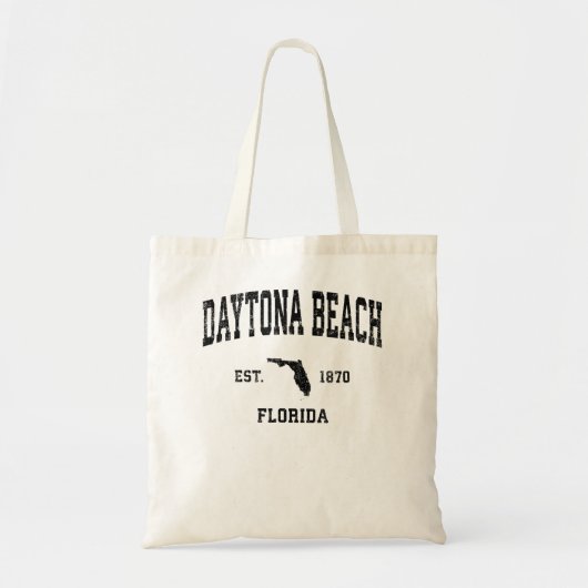Daytona Beach Florida Shark Daytona Beach Florida Tote Bag (Voorkant)
