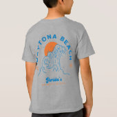 DAYTONA BEACH FLORIDA SUMMER WAVACATION T-SHIRT (Achterkant)