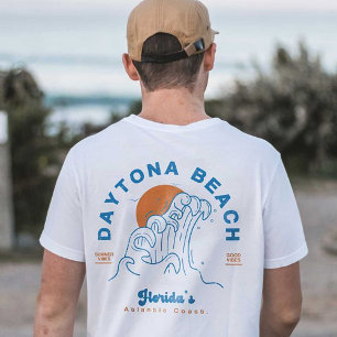 DAYTONA BEACH FLORIDA SUMMER WAVACATION T-SHIRT