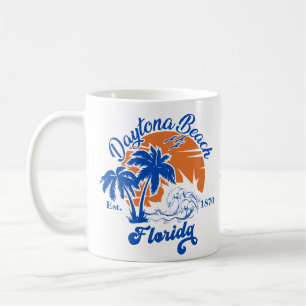 Daytona Beach Florida Summer Waves Vakantie jaren Koffiemok