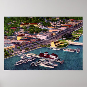 Daytona Beach Florida Uitzicht Beach Street Poster