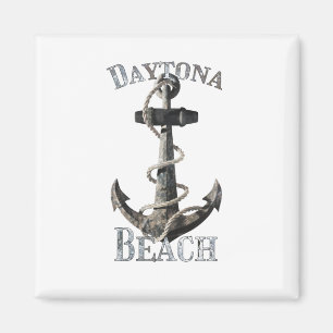 Daytona Beach Florida Vacation Nautical Anchor Magneet