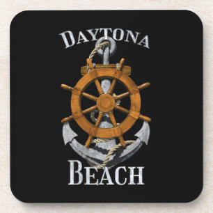 Daytona Beach Florida Vacation Nautical Anchor Sai Bier Onderzetter