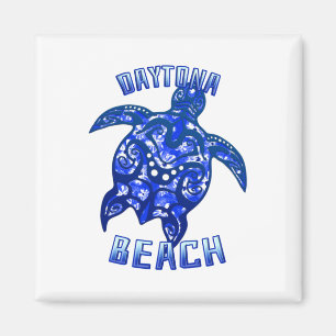 Daytona Beach Florida Vacation Tribal Turtle Magneet