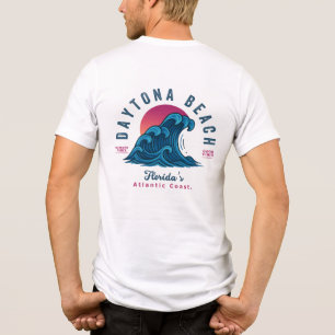 DAYTONA BEACH FLORIDA ZOMERGolven VACATIE Tri-Blend Shirt
