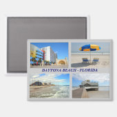 Daytona Beach Floride Magnet (Recto/Verso)