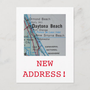 Daytona Beach Nouvelle adresse faire-part